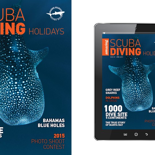 eMagazine/eBook (Scuba Diving Holidays) Cover Design Design by Stefanosp