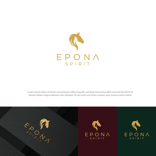 Design by M A C C A titled "Logo concept for Epona Spirit"