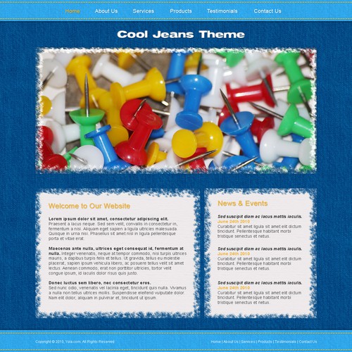 1-3 Page Website Template Design von xara