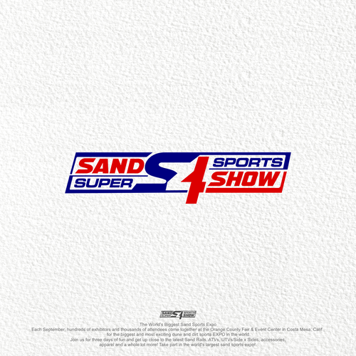 New Sand Sports Super Show Logo 2024 Design by javas_Tyo