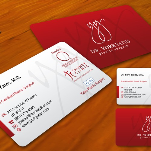 Dr. York Yates Plastic Surgery - business card Design by Gledex