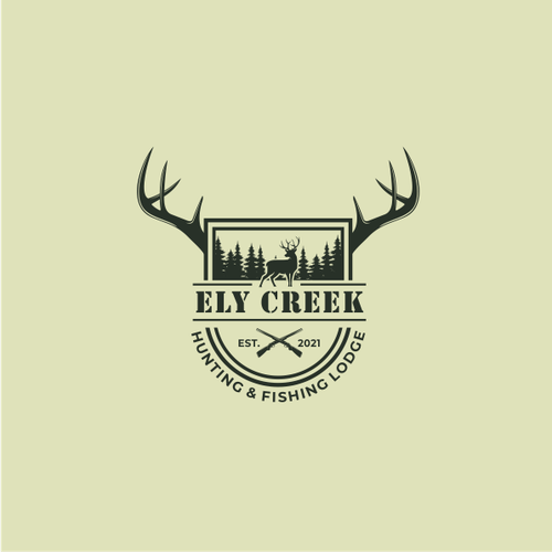 Hunting lodge Logo Design by kunz