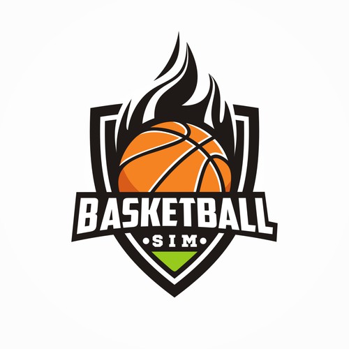 Basketball Simulator Logo Design Design by artopelago™