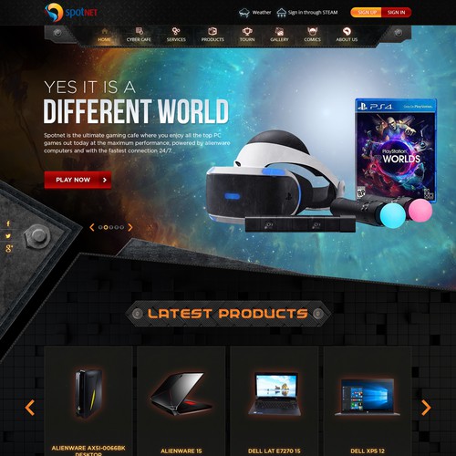 Spotnet website Design by ♔Mecolvin™