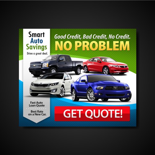 banner ad for Create a New Banner for a Unique Auto Finance Company デザイン by pandisenyo