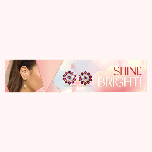 Design an exciting, vibrant Jewellery Banner! Design by hisarji