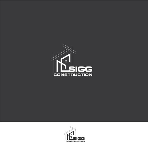 New architectural house image/logo for high end home builder in Colorado, USA Design by R23 Rully.R