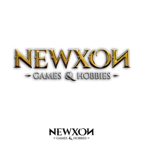 "Newxon games & hobbies veut se differencier de la competition" winning Logo design