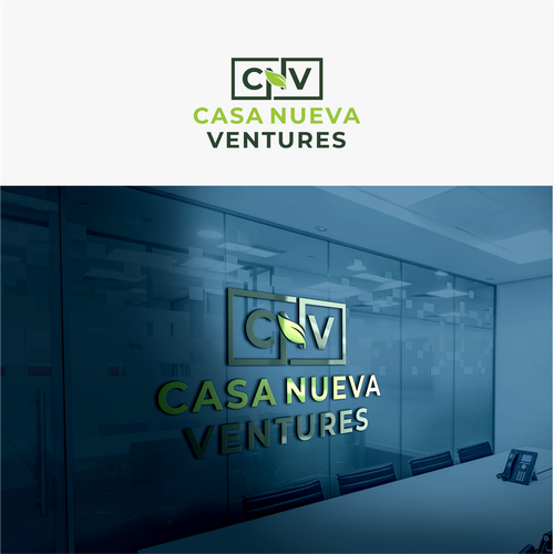 Real estate investing logo symbolizing growth Design by Agunk.desain