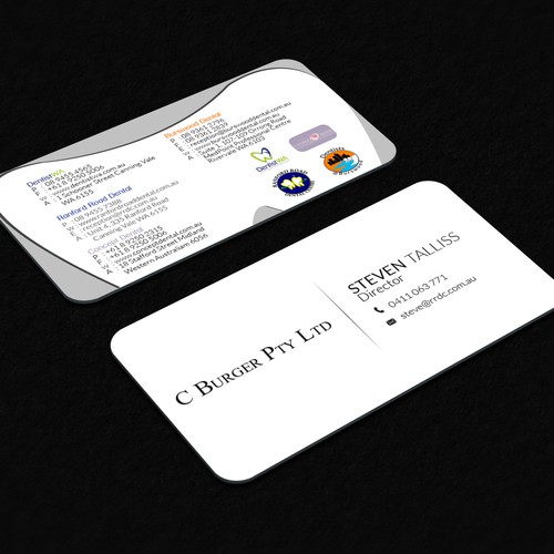 create professional cards for our dental business Design by RERUMSOL