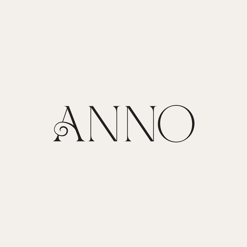 Design Craft a Unique Wordmark and Monogram for ANNO's Luxury Evening Wear por Logocentris™