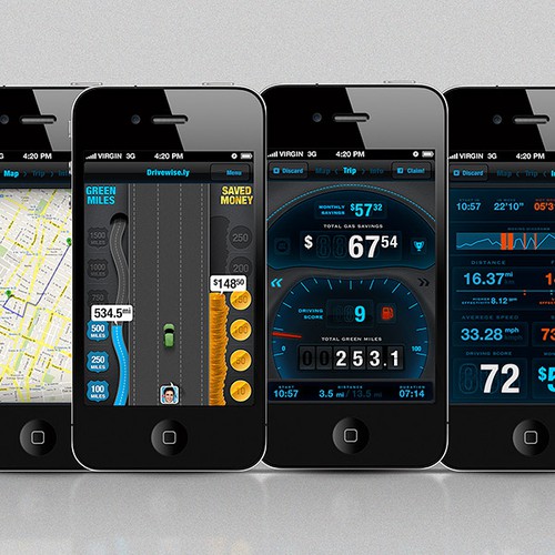 Create a winning mobile app design Diseño de akawizzard