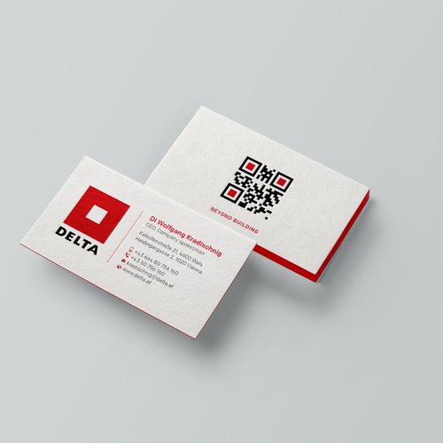 DELTA Business Card Relaunch Design réalisé par Design"Glory"