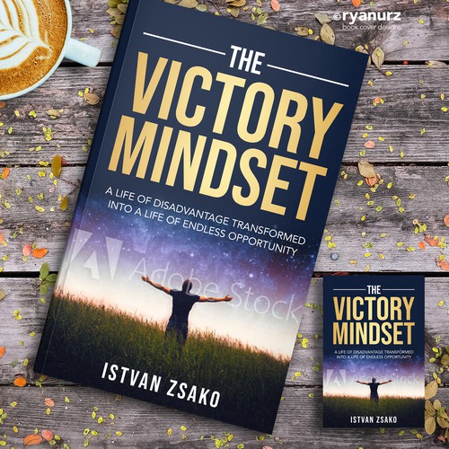 Design a powerful "Victory Mindset" book cover [no boring designers allowed!] Design réalisé par ryanurz