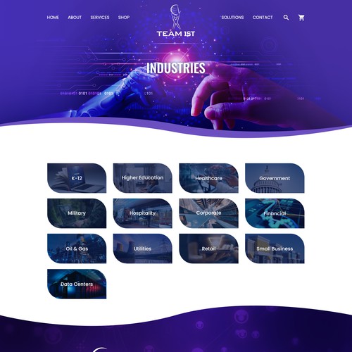 Technology Solutions Provider Website Design Framework Design by Jyotsna Dutta