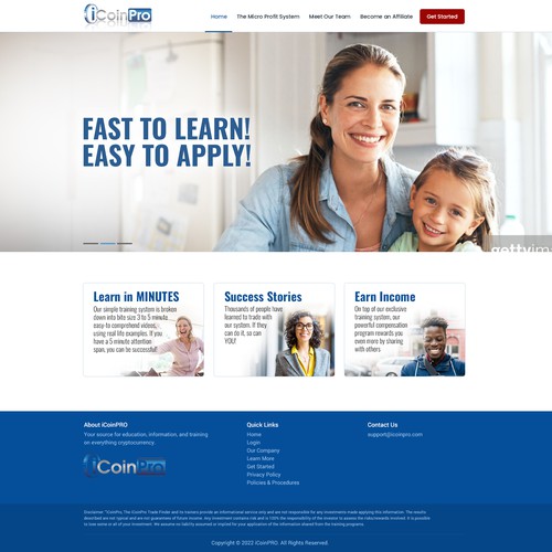 ***GUARANTEED PRIZE*** - NEW WEBSITE DESIGN FOR MLM -*****NEW***** Design by Rashicreative