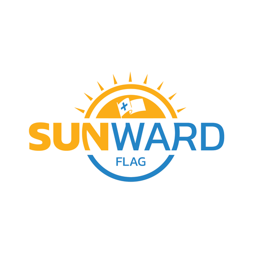 Modern new logo wanted for custom flag company. Design by flynexus