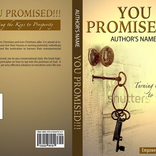 Book Cover - You Promised !!! Design by dalim