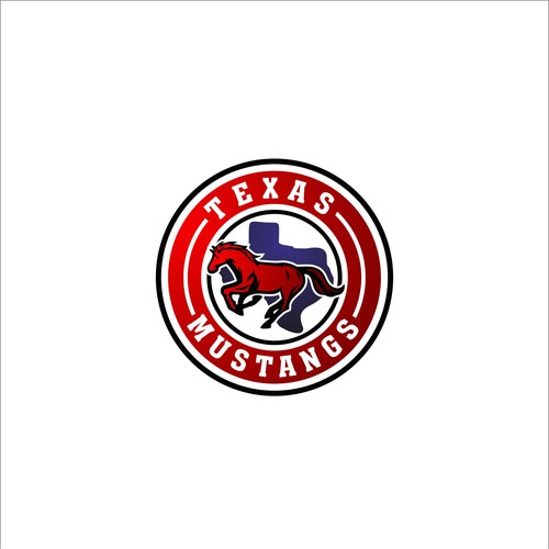 Diseño de Texas Mustangs de SGrph