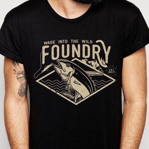 Design a tshirt for a fly fishing lifestyle brand Tshirt contest