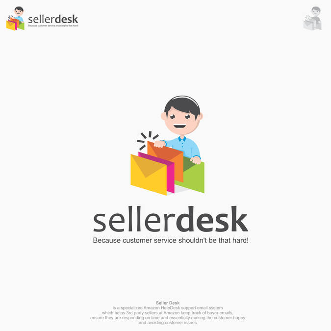 Design A Unique Minimalistic Or Cartoon Logo For Amazon Helpdesk