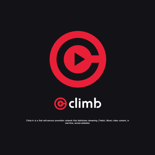 Logo redesign for live stream promotion network Design by Jacob Gomes