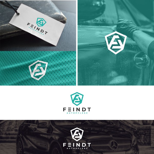 Design by logo rain™ titled "Feindt Autopflege Automotive logo"
