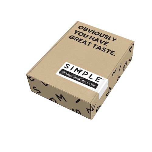 SIMPLE shipping box Design by Shisiouk