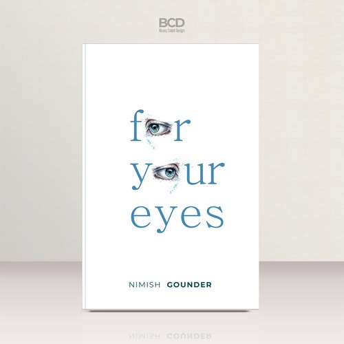 for your eyes- poetry and journal book cover Design by BCD∞