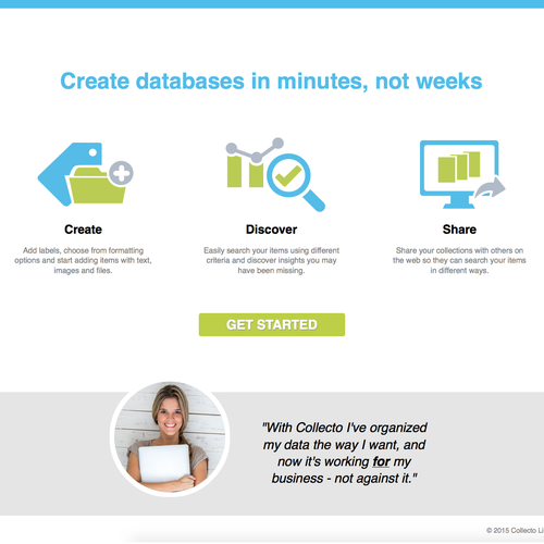 "Need three sweet icons designed for our website" Ícone ou botão vencedor criado por Clicky