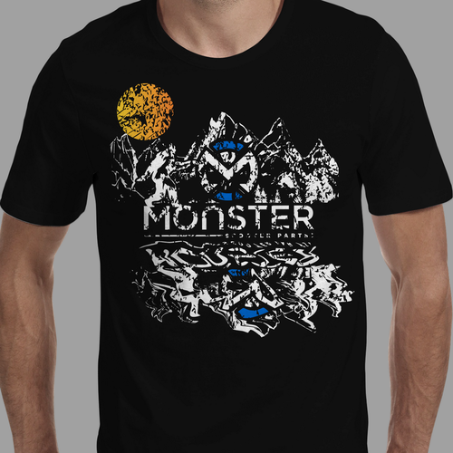 Creative shirt design needed for Monster Scooter Parts Réalisé par lelaart