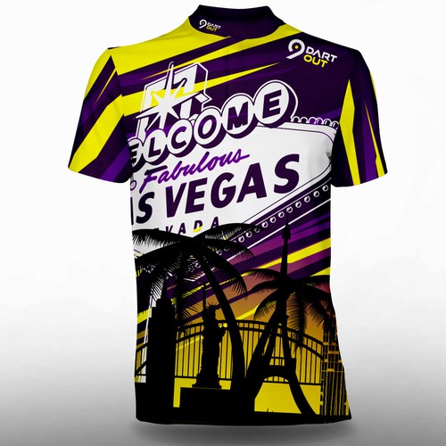 Las vegas sublimated shirt design T shirt contest 99designs