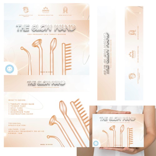 Diseño de Design an eye-catching package for skincare tool to appeal to women (Opportunity for Continued Work) de alina.m_designer