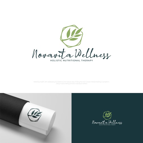 Simple logo for a natural clinic, that reflects hope! Design by Web Hub Solution