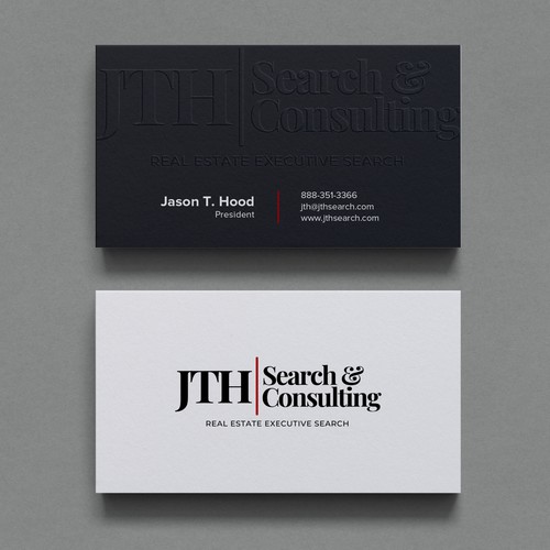 Business Card Design for Executive Search Firm Design by Birendra Chandra Das