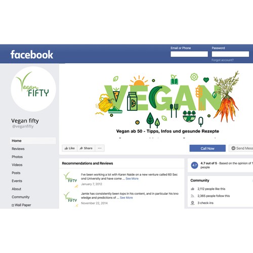 Facebook cover contest entry by Kreative-Right