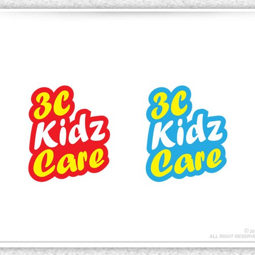 Create a modern yet bright, happy and fun logo for 3C Kidz Care Design by Hendy O2H-art