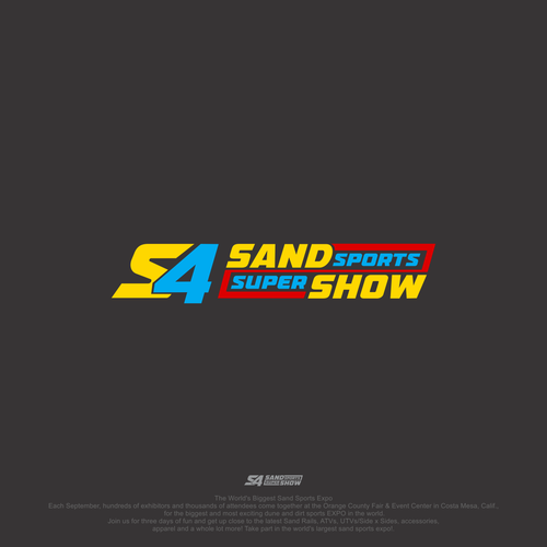 New Sand Sports Super Show Logo 2024 Design by javas_Tyo