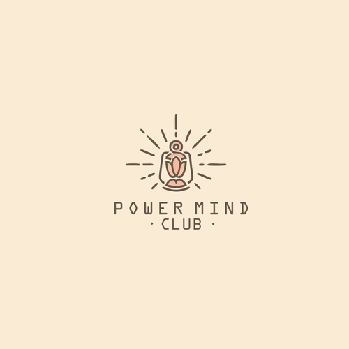 Mental Health Plattform for Millienials creating a calm and authentic online community- whimsical and minimalis Logo Design by Folkasem