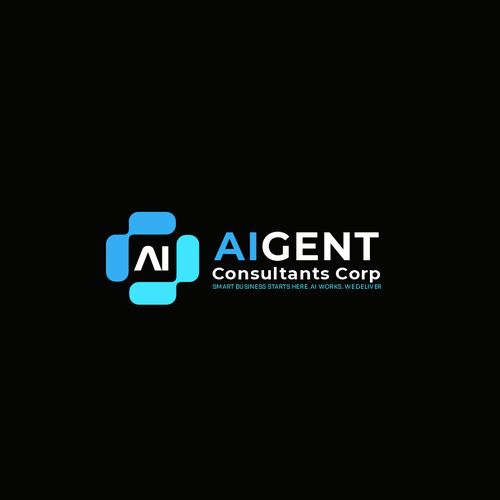 AI Agent Company: Appealing to small to medium sized businesses. Design by Ghouvan