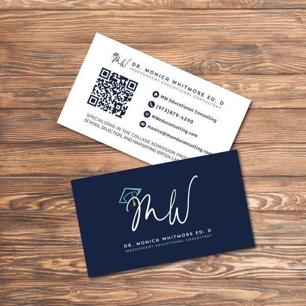 Design by gmungivera titled "Business Card for an indipendent educational consultant."