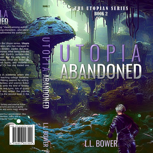 Utopia Abandoned Book Cover (Sci-fi) Design by SusansArt