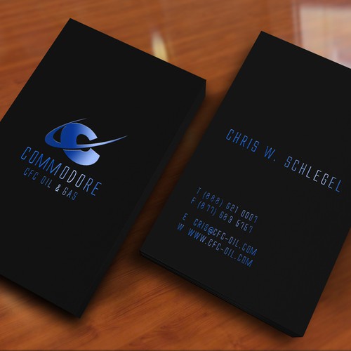 Create the next business card for CFC OIL AND GAS  Design by MirelaS