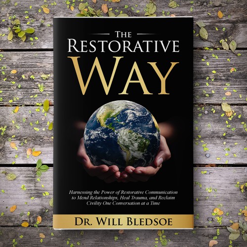 Design a book cover for a book about restorative communication Design by Sam Arts✮⋆˙