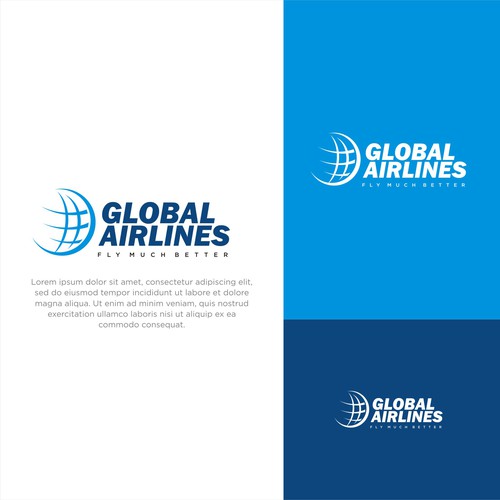 Take off! A Brand New Global Airline logo! Design by Hafiz29