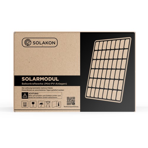 Create a nice Packaging Design for Solar Panels Design by Rajith Shantha