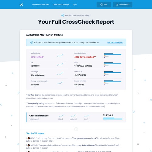 Crisp Report Page to Showcase Our Analytics Output Design by ⚡️unbox.style⚡️