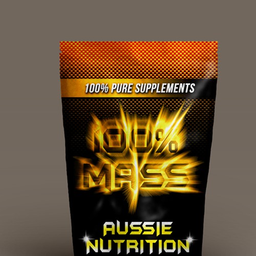 Aussie Nutrition supplement range needs new packaging! Design by LSDdesign