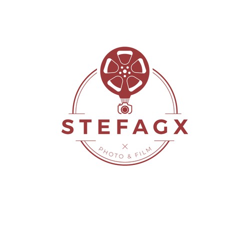 Photographer and filmmaker logo in modern style. Company is restructured and gets a new name Design by Arsart Design