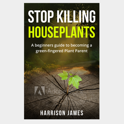 Design a plant parenting book cover Design by arobindo